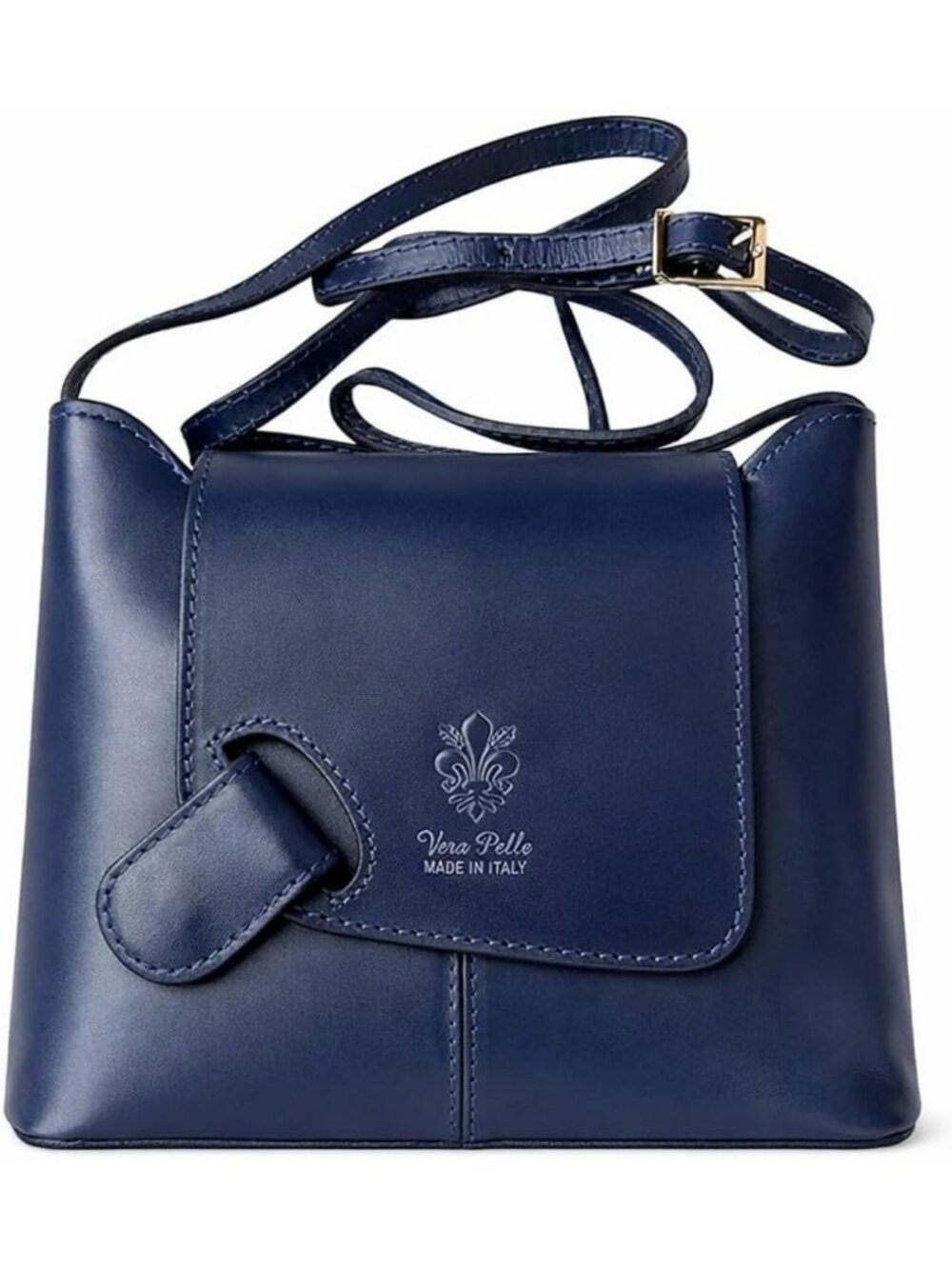Stylish Italian Leather Crossbody Bag Purse - Chic, Versatile & Durable Design